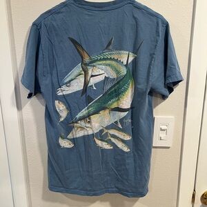 Guy Harvey - Vintage Pocket Tee - King Mackerel / Kingfish / Spanish Mackerel